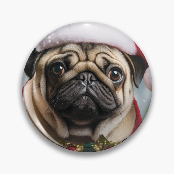 Item preview, Merry Woofmas: Christmas Pug designed and sold by Fantasy Masterpiece.