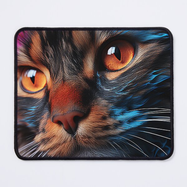 Item preview, Cute Kawaii Adorable Cat - Surreal Vivid Colored Sweet Cat designed and sold by MadeByRobots.
