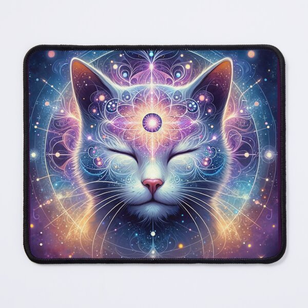 Item preview, Transcendental meditation cat third eye designed and sold by Carthage-Kitten.