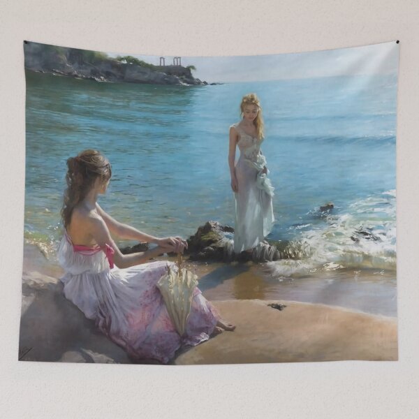 Item preview, Nymphs, beautiful young girls going for a walk on the beach designed and sold by clon-dot-net.