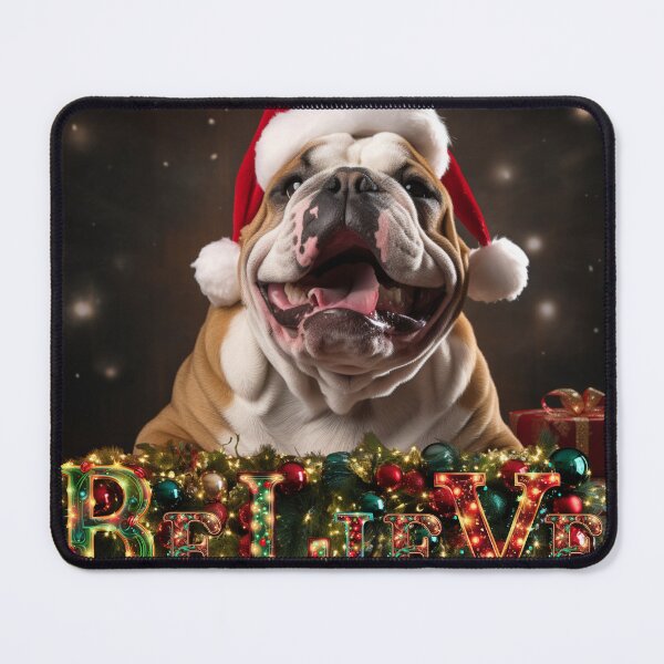 Item preview, Merry Woofmas: Christmas Bulldog designed and sold by Fantasy Masterpiece.