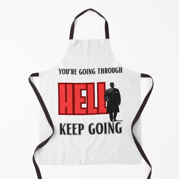 Item preview, Churchill Quote about hell designed and sold by maxcaballero111.