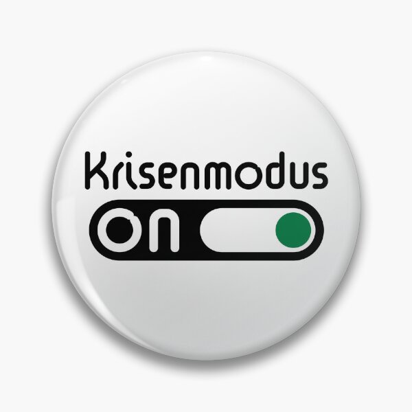 Item preview, Crisis mode On (Pos) designed and sold by MrFaulbaum.