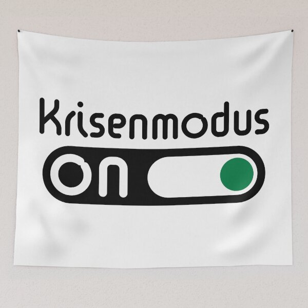 Item preview, Crisis mode On (Pos) designed and sold by MrFaulbaum.