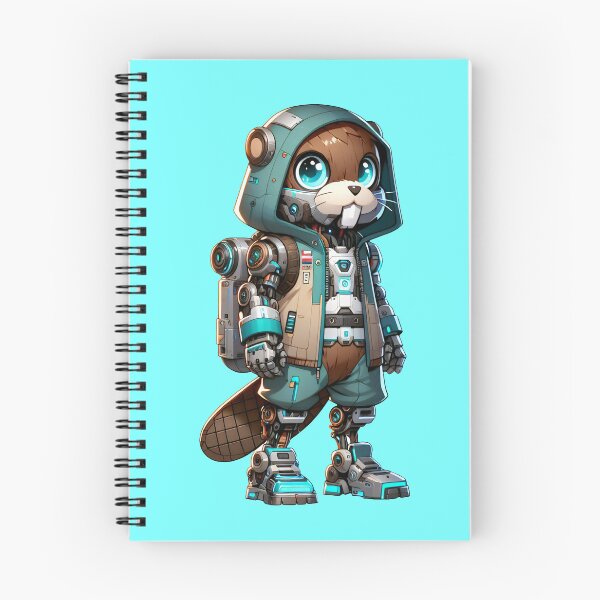 Item preview, Cute Cyberpunk Robot Beaver! designed and sold by kukamatsu.
