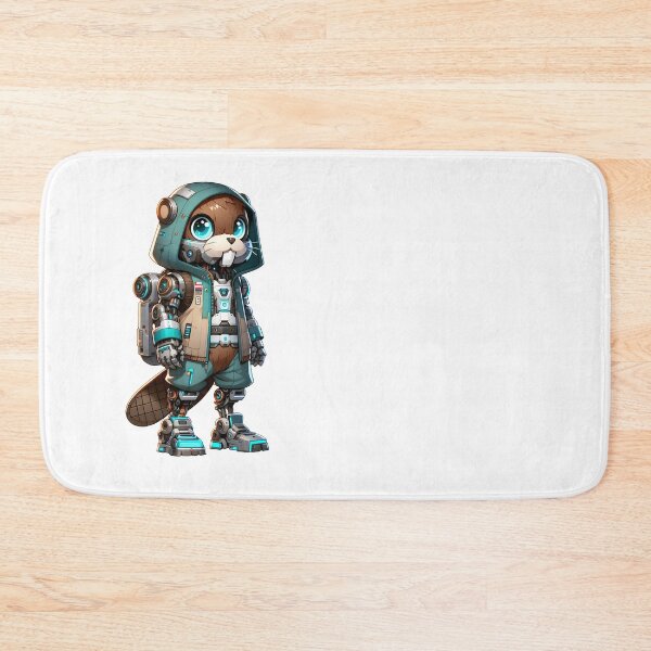 Item preview, Cute Cyberpunk Robot Beaver! designed and sold by kukamatsu.