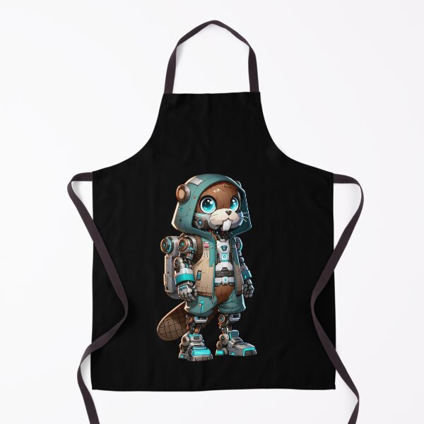 Item preview, Cute Cyberpunk Robot Beaver! designed and sold by kukamatsu.