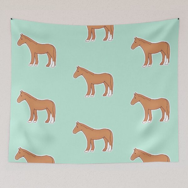 Item preview, Cute Chestnut Horse designed and sold by thedragonette.