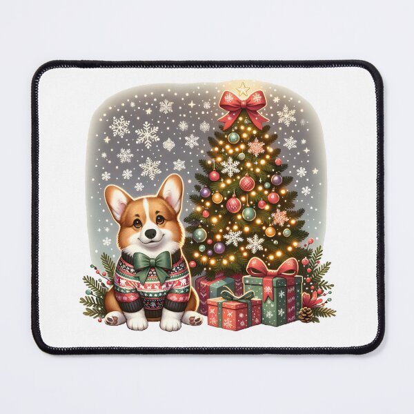 Item preview, Corgi Claus Christmas Joy designed and sold by EpicPaws.