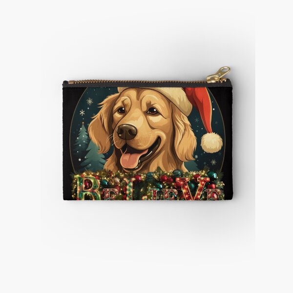 Item preview, Merry Woofmas Golden Retriever designed and sold by Fantasy Masterpiece.