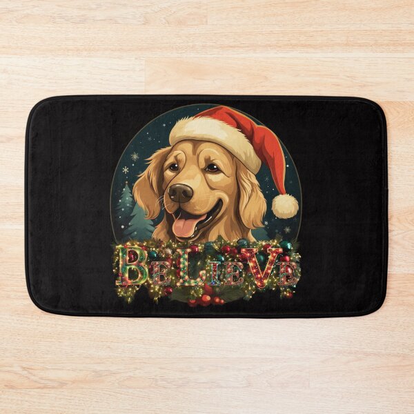 Item preview, Merry Woofmas Golden Retriever designed and sold by Fantasy Masterpiece.