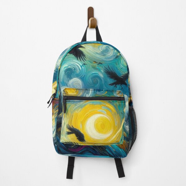 Item preview, Ravens on a Starry Night - Spooky Starry Night designed and sold by Star-Fragment.