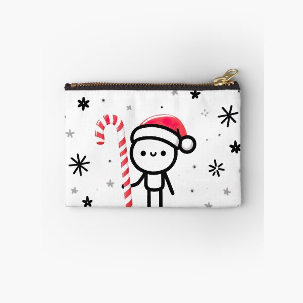 Item preview, "Cheerful Stickman Christmas Hat: Minimalist Festive Graphic Illustration" designed and sold by Huycao211.