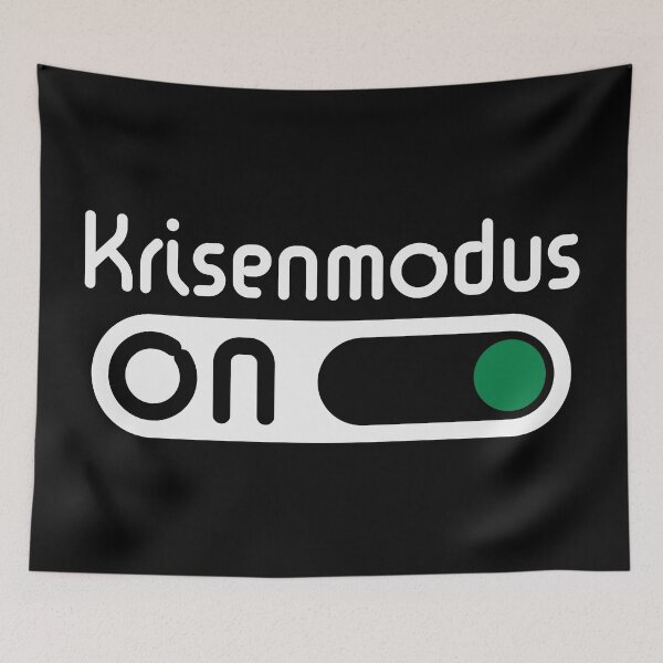 Item preview, Crisis mode On (Neg) designed and sold by MrFaulbaum.