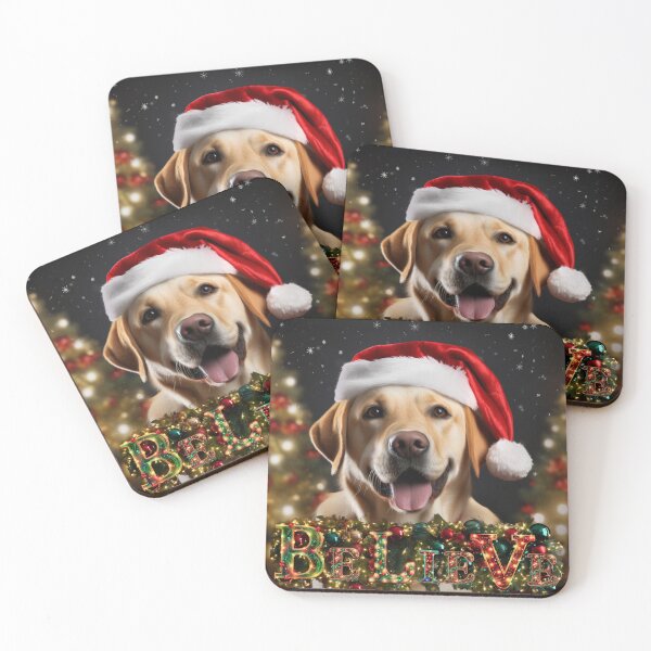 Item preview, Merry Woofmas: Laboratorio amarillo navideño designed and sold by Fantasy Masterpiece.