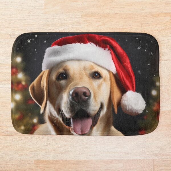Item preview, Merry Woofmas: Christmas Yellow Lab designed and sold by Fantasy Masterpiece.