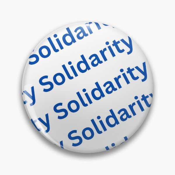 Item preview, Solidarity - Blue and White designed and sold by SolidaritySwag.