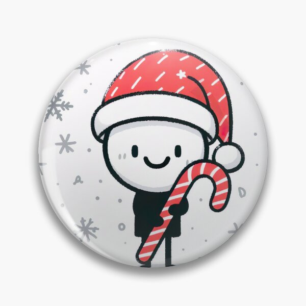 Item preview, "Cheerful Stickman Christmas Hat: Minimalist Festive Graphic Illustration" designed and sold by Huycao211.