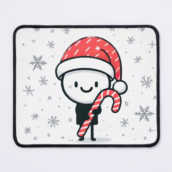 Item preview, "Cheerful Stickman Christmas Hat: Minimalist Festive Graphic Illustration" designed and sold by Huycao211.
