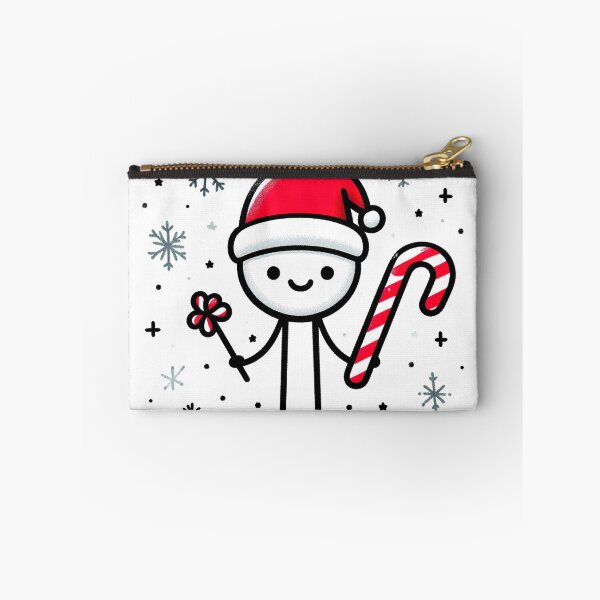 Item preview, "Cheerful Stickman Christmas Hat: Minimalist Festive Graphic Illustration" designed and sold by Huycao211.