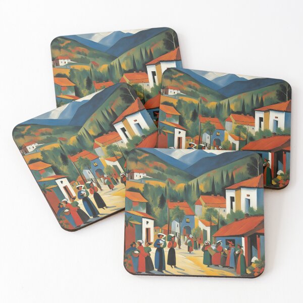 Item preview, The Christmas Gathering in a Colombian Village designed and sold by Owl-o-the-wisp.