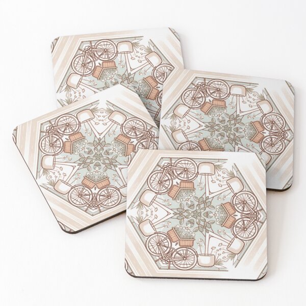 Item preview, Vintage Rustic Timeless Pedal & Petals Pattern designed and sold by Mehwish.