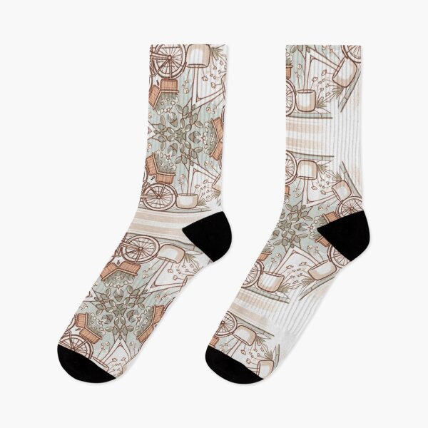 Item preview, Vintage Rustic Timeless Pedal & Petals Pattern designed and sold by Mehwish.