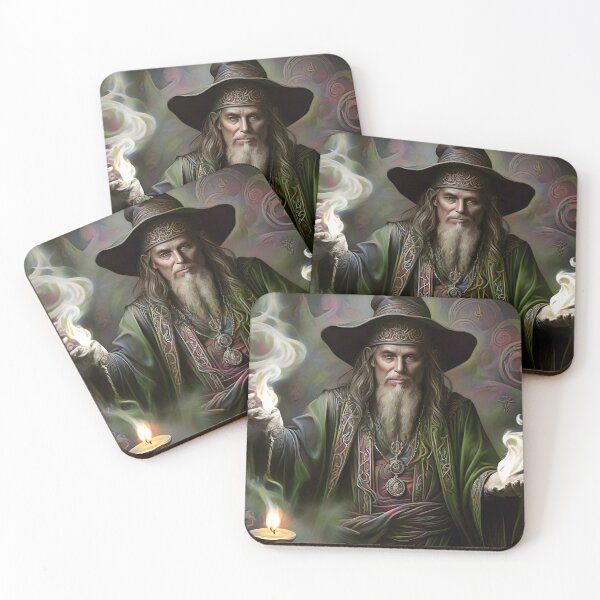 Item preview, Elderly wizard invoking spells designed and sold by cibercreations.
