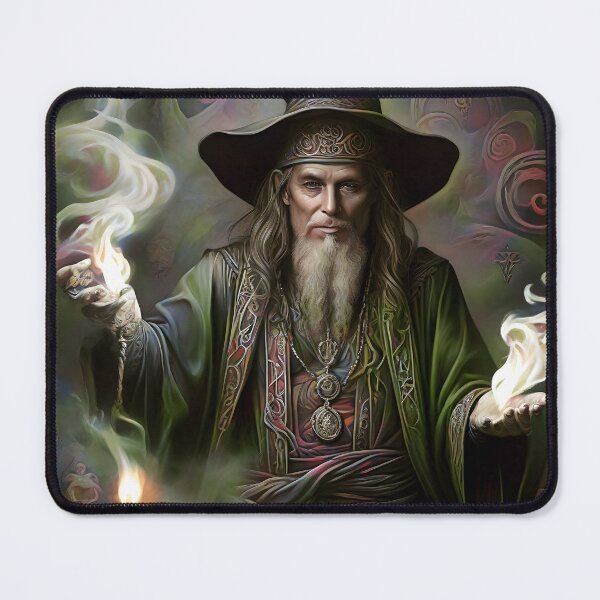 Item preview, Elderly wizard invoking spells designed and sold by cibercreations.