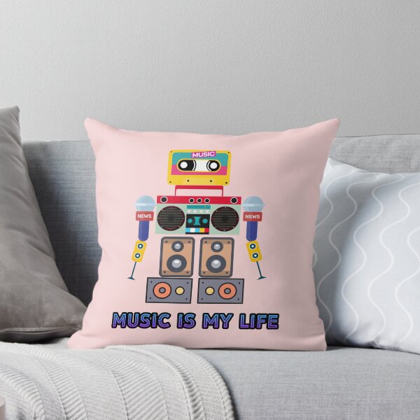 Item preview, Music is my life,love music, robot designed and sold by zzzozzo.