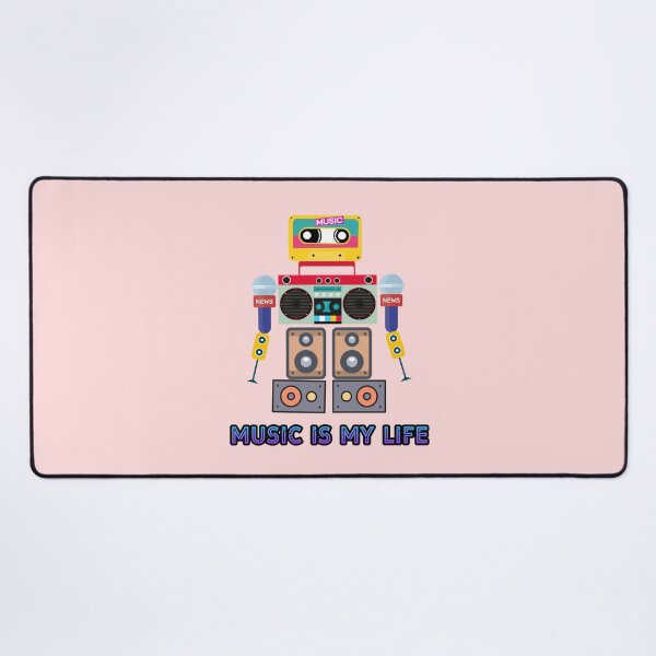 Item preview, Music is my life,love music, robot designed and sold by zzzozzo.
