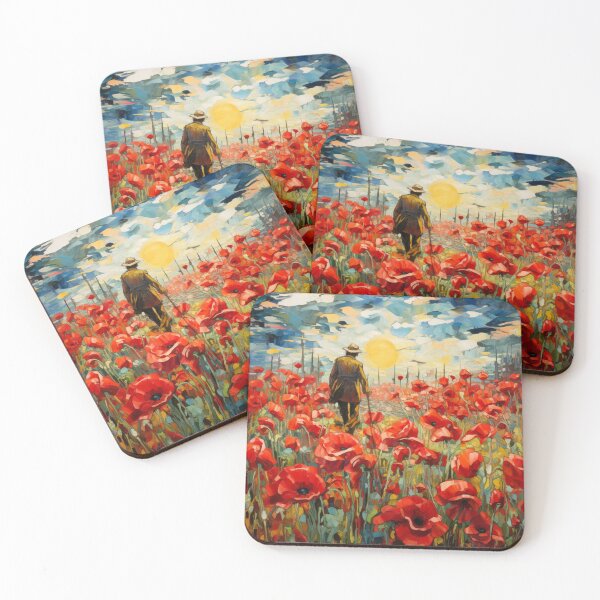 Item preview, Soldier in Poppy Field designed and sold by whitecat23.
