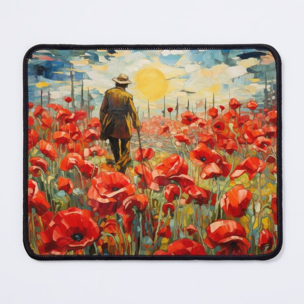 Item preview, Soldier in Poppy Field designed and sold by whitecat23.