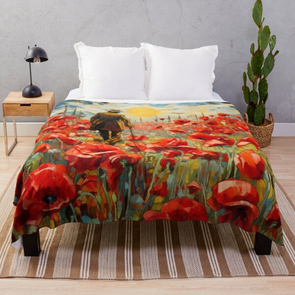 Item preview, Soldier in Poppy Field designed and sold by whitecat23.