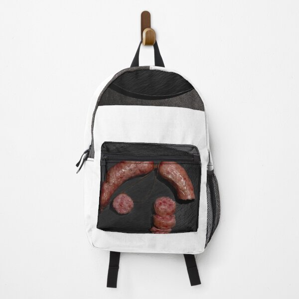 Item preview, Elegant Grey Plate with Typical Sausage Luganighe designed and sold by Mats Silvan.
