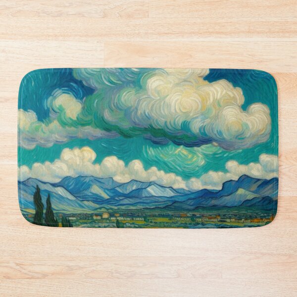 Item preview, Cloudy Day - Oil Painting of Field with a Cloudy Sky designed and sold by Star-Fragment.