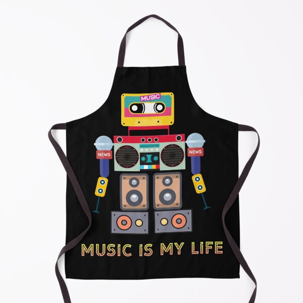 Item preview, Music is my life,love music, robot designed and sold by zzzozzo.