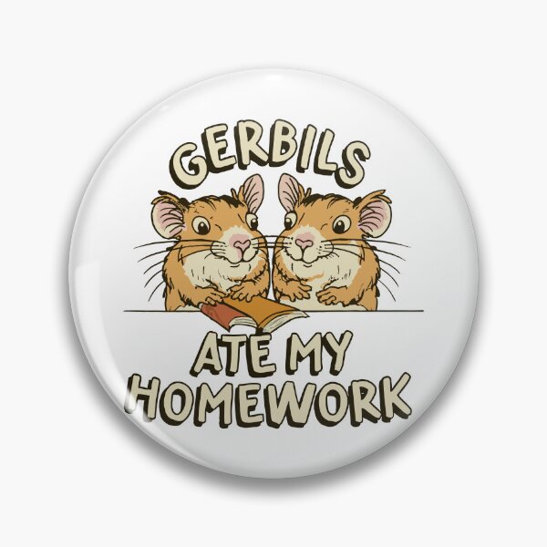Item preview, Gerbils Ate My Homework: Furry Culprits designed and sold by EmeraldeaArt.