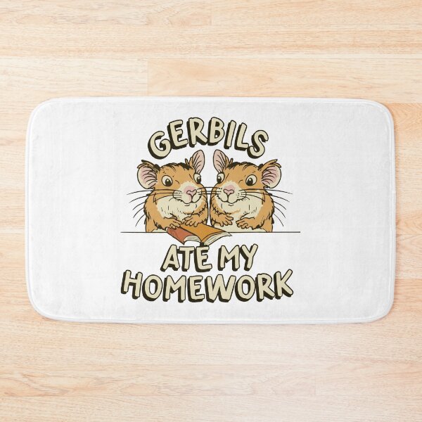 Item preview, Gerbils Ate My Homework: Furry Culprits designed and sold by EmeraldeaArt.