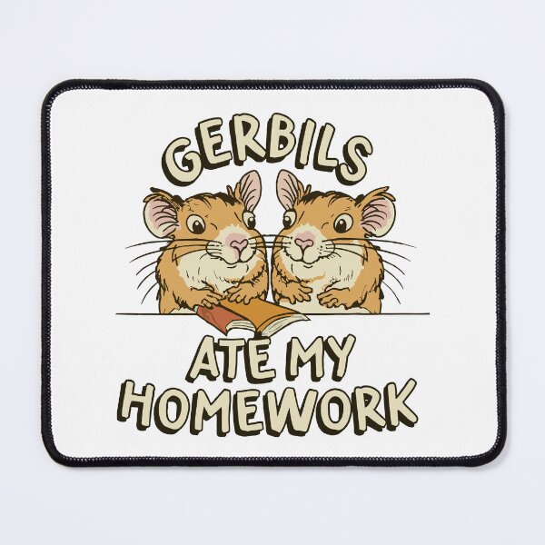 Item preview, Gerbils Ate My Homework: Furry Culprits designed and sold by EmeraldeaArt.