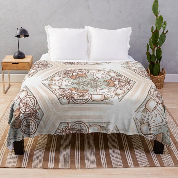 Item preview, Vintage Rustic Timeless Pedal & Petals Pattern designed and sold by Mehwish.