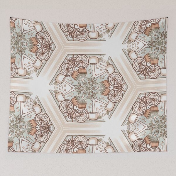 Item preview, Vintage Rustic Timeless Pedal & Petals Pattern designed and sold by Mehwish.