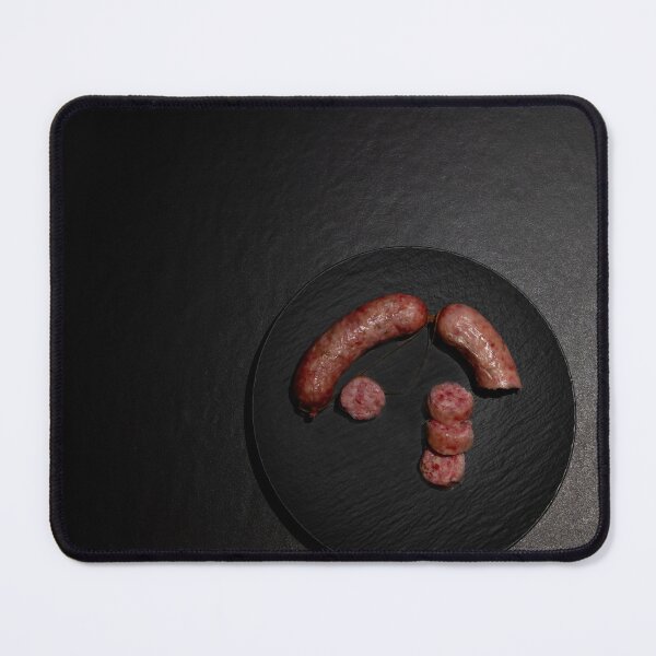 Item preview, Elegant Grey Plate with Typical Sausage Luganighe designed and sold by Mats Silvan.