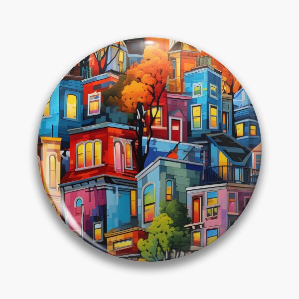 Item preview, Cityscape Chromatics: A Kaleidoscope of Urban Life designed and sold by X4eArtist.