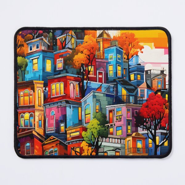 Item preview, Cityscape Chromatics: A Kaleidoscope of Urban Life designed and sold by X4eArtist.