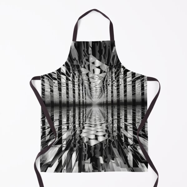Item preview, Infinite Mirage - Monochrome Corridor Art designed and sold by RevGens.