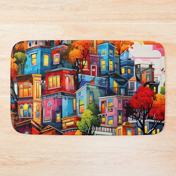 Item preview, Cityscape Chromatics: A Kaleidoscope of Urban Life designed and sold by X4eArtist.