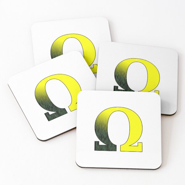 Item preview, Ohm Resistance Greek Capital Omega Symbol designed and sold by DynamikDesign.