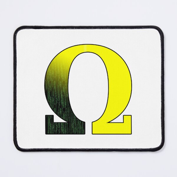 Item preview, Ohm Resistance Greek Capital Omega Symbol designed and sold by DynamikDesign.
