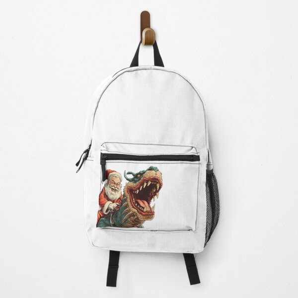 Item preview, Retro Santa with Red Dragon 2024 Year designed and sold by Julia Smorochynska.